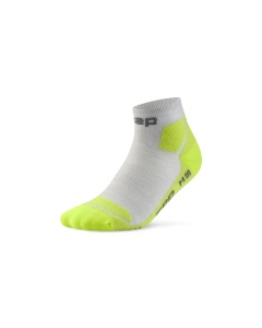 CEP - sosete compresie low cut - Hiking Light Cushion - grey | acid lime - III (39-42)