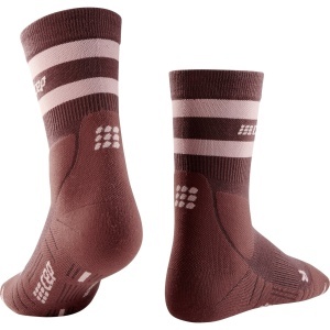 CEP - sosete compresie medii - hiking 80`s mid cut socks W - brown | rose - Img 2