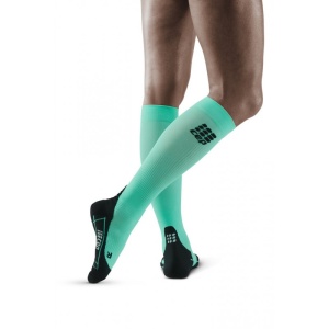 CEP - Sosete de compresie pentru femei Women Running socks - verde deschis negru jump jade - Img 2