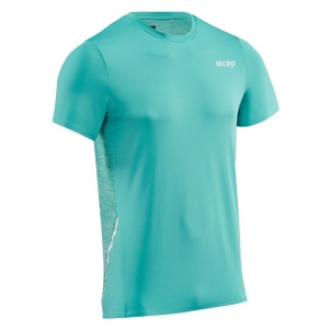CEP - tricou cu maneca scurta - Run Shirt round neck - Ocean - Img 3