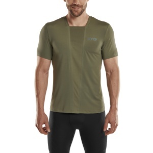 CEP - tricou tehnic - the run shirt short sleeve v4 - olive