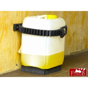 Clema (suport) din cauciuc universală 90–210 mm pentru prindere lanterne, topoare, stingătoare, chingi scule sau accesorii auto și camping, Fitrub - Img 4
