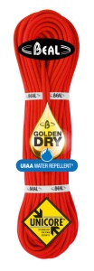 Coarda geamana Beal Gully Golden Dry 7,3 mm 60 m