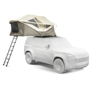 Cort auto cu prindere pe plafon, Thule, Approach M, pentru 2-3 persoane, Grey - Img 2