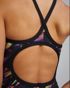 Costum înot întreg femei TYR Diamondfit Triadic - multicolor | rezistent clor - Img 6