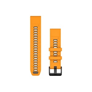 Curea Ceas Garmin Silicon Quickfit 22Mm Spark Orange/Graphite 010-13392-01