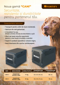 Cutie metalica pentru transport caini - CANI 2 - Img 2