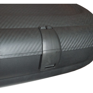 Cutie portbagaj Carbon Look 320L, Neagra, 131x77x34cm - Img 5