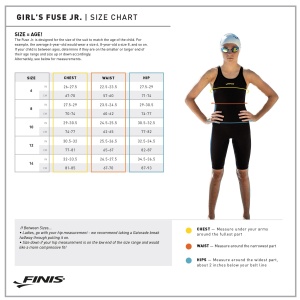 Finis - costum inot tehnic copii - Fuse Jr Openback Kneeskin - Cotton Candy - Img 4