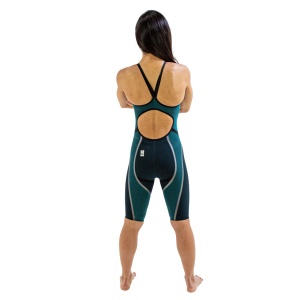 Finis - Costum inot tehnic pentru fete sau femei - Rival 2.0 Open Back Kneeskin - albastru - Img 3