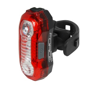 Force - lumina spate bicicleta (stop spate) Deux, cu incarcare USB - negru