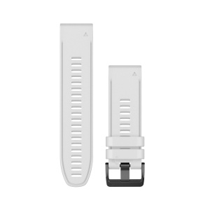 Garmin curea silicon QuickFit 26 - set 2 lungimi - alba - Img 2