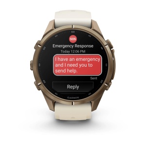 Garmin Fenix 9 Pro AMOLED inReach - 43 mm Titan Gold French Gray - Smartwatch Multisport Premium cu AMOLED - Img 7
