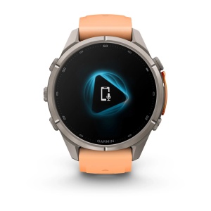 Garmin Fenix 9 Pro AMOLED inReach - 43 mm Titan Shell Pink Orange - Smartwatch Multisport Premium cu AMOLED - Img 9