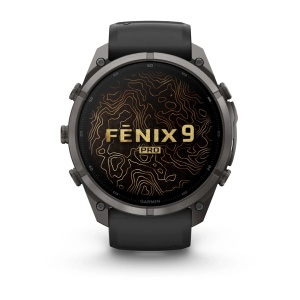 Garmin Fenix 9 Pro AMOLED inReach - 51 mm Titan DLC Carbon Gray - Smartwatch Multisport Premium cu AMOLED - Img 2