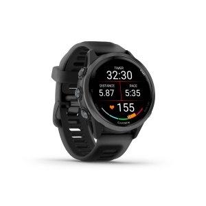 Garmin Forerunner 570 - 42 mm - ceas multisport cu GPS si AMOLED - negru Slate Gray Aluminium with Translucent Black | Black Band - Img 5