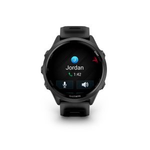 Garmin Forerunner 570 - 47mm - ceas multisport cu GPS si AMOLED - negru Slate Gray Aluminium with Translucent Black | Black Band - Img 3
