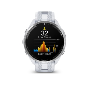 Garmin - Forerunner 965 ceas multisport cu GPS AMOLED - Ramă din titan cu carcasă Whitestone şi curea din silicon Whitestone/gri pudră - Img 4