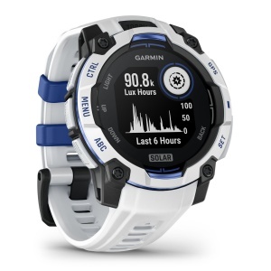 Garmin - Instinct 3 - 45 mm AMOLED - Black with Bolt Blue | Black Band - Img 51