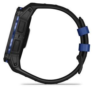 Garmin - Instinct 3 - 45 mm AMOLED - Black with Bolt Blue | Black Band - Img 71