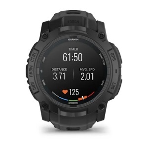 Garmin - Instinct 3 - 45 mm AMOLED - Black with Bolt Blue | Black Band - Img 111