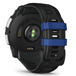 Garmin - Instinct 3 - 45 mm AMOLED - Black with Bolt Blue | Black Band - Img 131