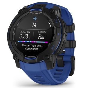 Garmin Instinct 3 AMOLED 45mm - Smartwatch Robust GPS - ediția limitată albastră - Img 5
