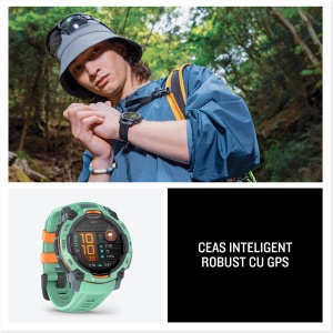 Garmin Instinct 3 AMOLED 45mm - Smartwatch Robust GPS - ediția limitată albastră - Img 15