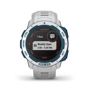 Garmin - Instinct Solar Surf edition - Cloudbreak - ceas inteligent cu GPS cu functii avansate pentru sport si incarcare solara - Img 18