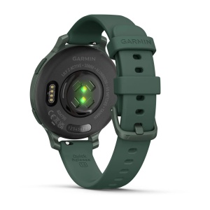 Garmin - Lily 2 Active - verde Jasper Green Bezel - curea de silicon Jaspers Green - Img 5
