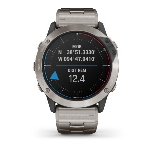 Garmin - quatix 6x Solar Titanium - ceas inteligent premium cu GPS cu functii avansate pentru sport si navigatie - 51mm diametru - Img 14
