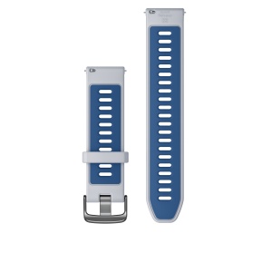 Garmin Quick Release 22 - curea silicon - alb|albastru - Img 2