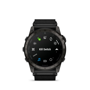 Garmin - Tactix 7 AMOLED Sapphire ceas multisport cu GPS - ramă neagră Titanium DLC și curea din silicon neagră + nailon - Img 6