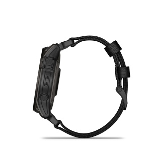 Garmin - Tactix 7 AMOLED Sapphire ceas multisport cu GPS - ramă neagră Titanium DLC și curea din silicon neagră + nailon - Img 12