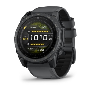 Garmin tactix 8 – 51 mm, AMOLED, strat de acoperire Cerakote | Include Applied Ballistics Ultralight Solver și strat de acoperire Cerakote Slate Gray