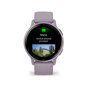 Garmin - Vivoactive 5 smartwatch cu GPS și AMOLED - ramă mov orchid din aluminiu - carcasă mov şi bratara din silicon - Img 8