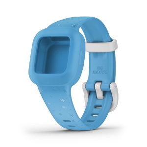 Garmin Vivofit Jr. 3 - curea schimb - albastru Blue Stars - Img 2