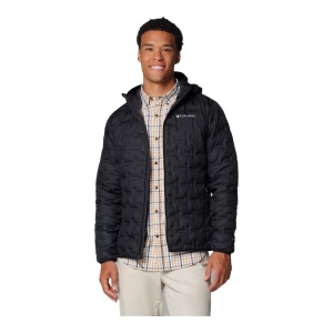 Geaca Puf Barbati Columbia Delta Ridge II Down Hooded Black