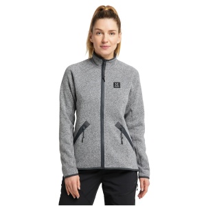 Haglofs - Jacheta fleece femei vreme rece Risberg jacket - gri deschis - Img 1