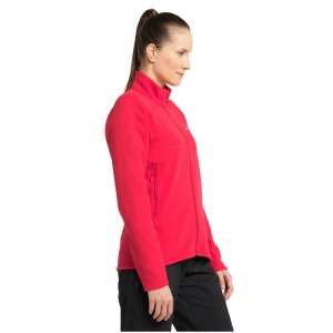 Haglofs - Jacheta subtire fleece femei Buteo Mid - rosu aprins - Img 3
