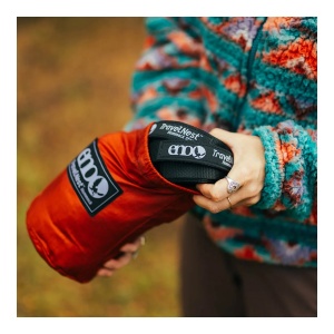 Hamac Unisex ENO TravelNest Hammock + Straps Combo Red - Img 7