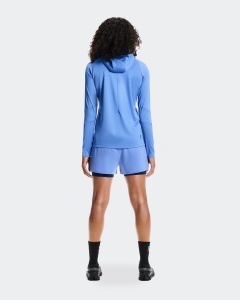 Hanorac On Climate Zip Hoodie W - albastru Iceberg | alergare - Img 2