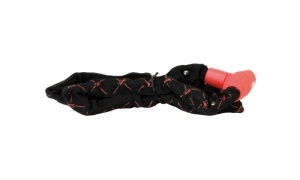 Incuietoare lant CONTEC Neoloc 5mm*100cm - cheie Rosu