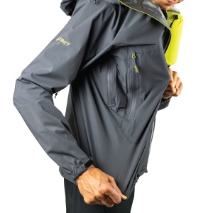 Instinct - Jacheta impermeabila unisex Ultra Rain Shell - gri antracit - Img 8