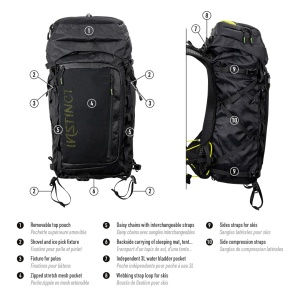 Instinct - vesta alergare tip rucsac - ALPI 40 + 2x HydraPack 600ml - 40L - Img 17