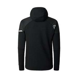Jacheta Barbati Ternua Agile Hybrid Jacket Black-Pure White - Img 2