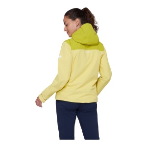 Jacheta Femei Mammut Crag HS Hooded Yellow - Img 3