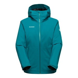 Jacheta Femei Mammut Linard Hs Thermo Hooded Deep Teal - Img 5