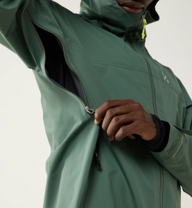 Jachetă impermeabilă Haglöfs L.I.M Airak GTX Jacket bărbați - verde - Img 12