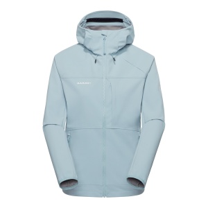 Jacheta Softshell Femei Mammut Ultimate Comfort So Hooded Nebla